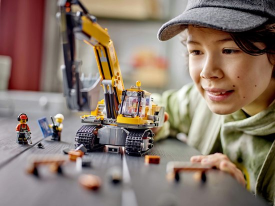 LEGO City Gele graafmachine Voertuig Speelgoed voor Kinderen 60420 — cadeau in Spellen & Speelgoed - foto 4