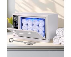 Handdoekwarmer - Handdoekdroger - Saloninrichting - UV-sterilisator - 10 liter capaciteit - Wit