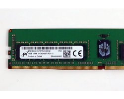 Micron 16GB DDR4 2400T Servergeheugen – ECC Registered (RDIMM) | MTA18ASF2G72PZ-2G3B1QI