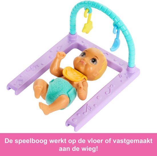 Barbie Skipper Babysitter - Babykamerspeelset met pop en tweeling — cadeau in Spellen & Speelgoed - foto 7