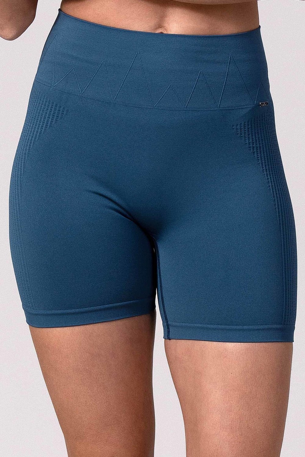 REVIVE Trofa - Sportshort Dames - High Waist, Yoga - Wing Blue - Maat S