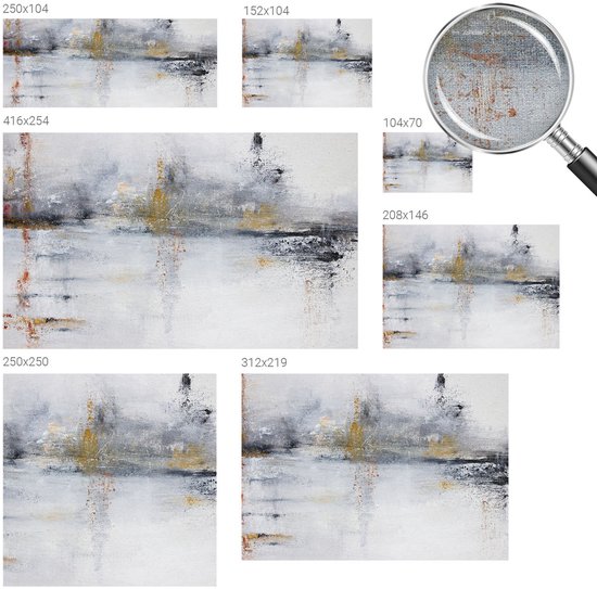 Wallfluent Zelfklevend Fotobehang - Wit Vliesbehang - 250x104 cm - Harmonieuze Abstractie Behang Zonder Lijm - Slaapkamer behang Abstractie - Scheurbestendig Behang - Polyester Behang