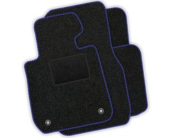 Moltico Carmats - TO048 Serie - Dywaniki Welurowe - Auto Matten - Niebieska Lamówka