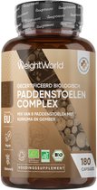WeightWorld Biologisch Paddenstoelen Complex - Bevat Lion's Mane, Reishi, Cordyceps, Chaga en Shiitake - 180 capsules voor 3 maanden voorraad