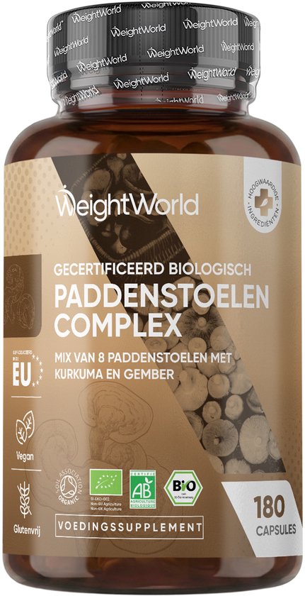 WeightWorld Paddenstoelencomplex met 8 Paddenstoelsoorten 180