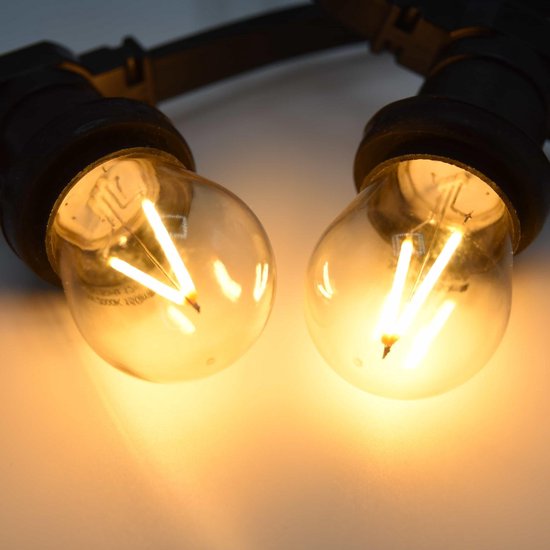 Professor Drastisch Maaltijd Set van 10 warm witte LED lampjes dimbaar - 3 watt, 2000K - voor prikkabel  lichtsnoer | bol.com