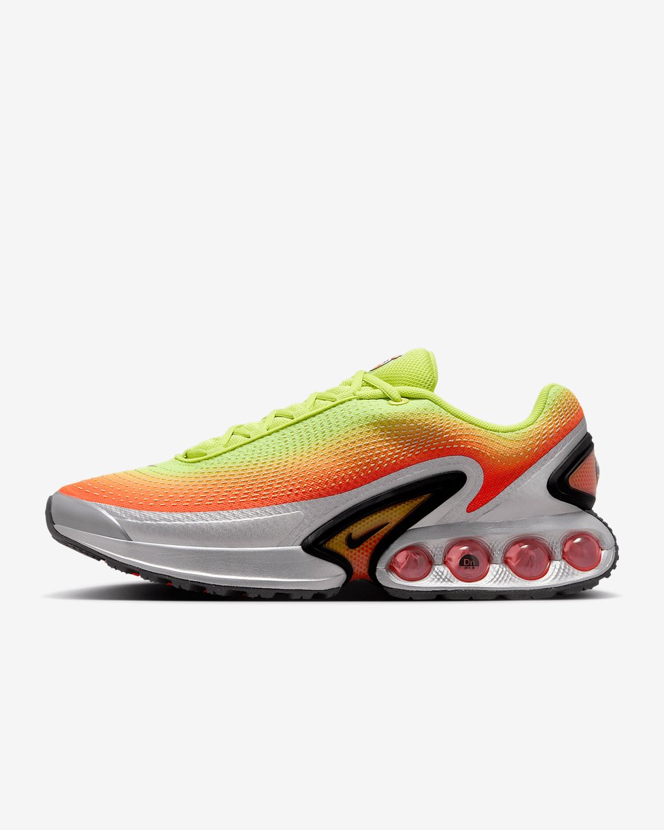 Nike Air Max Dn SE – Cyber/Bright Crimson/ Air Max Lifestyle Heren Sneakers voor Mannen Geel