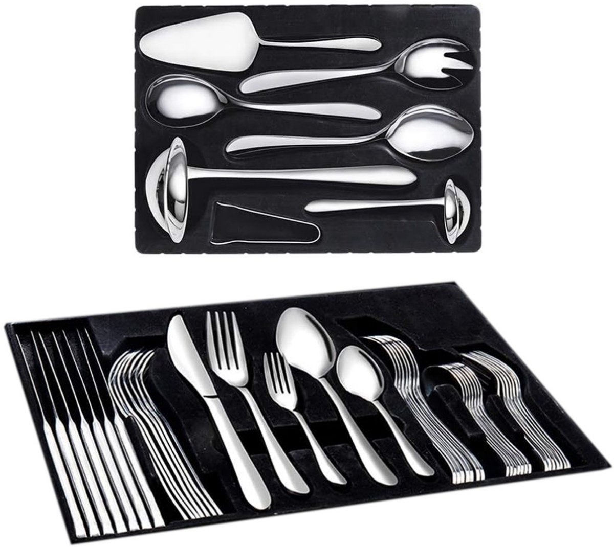 DailySupplies® Bestekset 8 Persoons - Servies - Serviesset 6 - 48-delig
