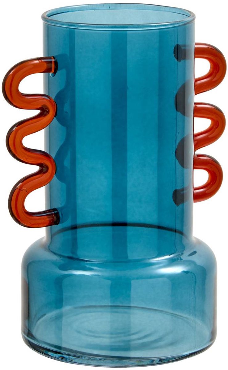 Atmosphera Créateur d'intérieur® Homy-vaas met handvatten, hoogte 17 cm Bleu