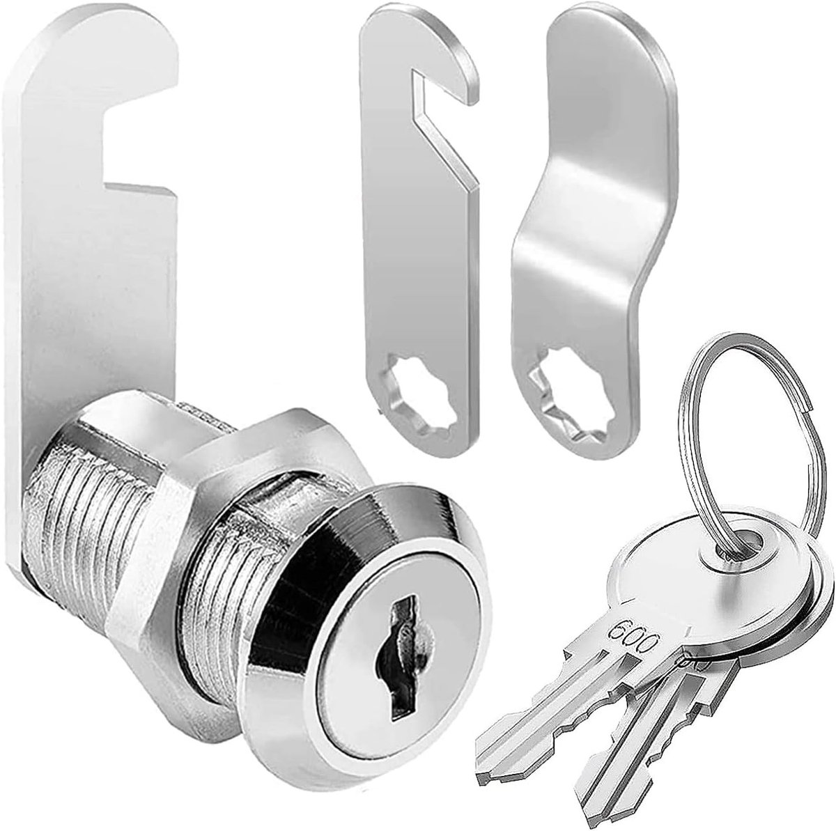 Brievenbusslot - 30 mm - Nokkenslot met Sleutel - Voor Meubels en Lades