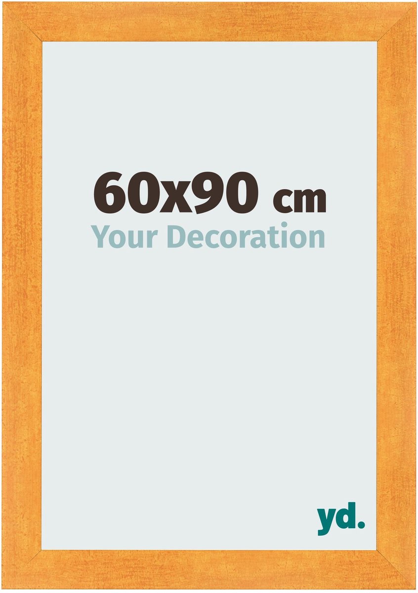 yd. Your Decoration - Fotolijst 60x90 cm - MDF - Oranje - Pisa