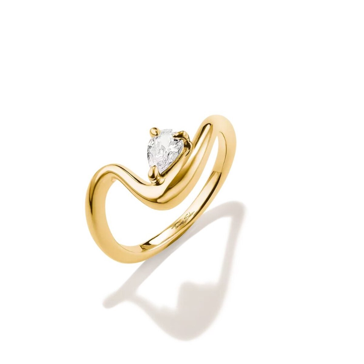 Thomas Sabo - TR2543-M01-14-56 - Ring - Dames - Fluid Elegance - Maat 56