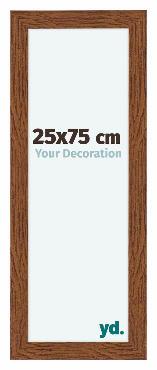 yd. Your Decoration - Fotolijst 25x75 cm - MDF - Eiken Rustiek - Como
