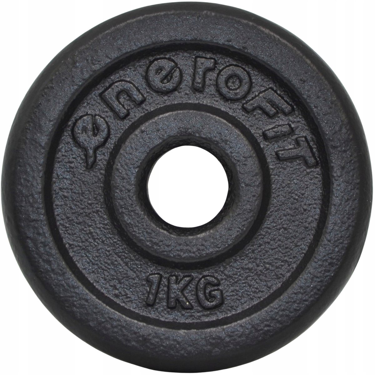 Enero Fit Gietijzeren Gewicht 1 kg voor Hantels en Stangen (26,5 mm)