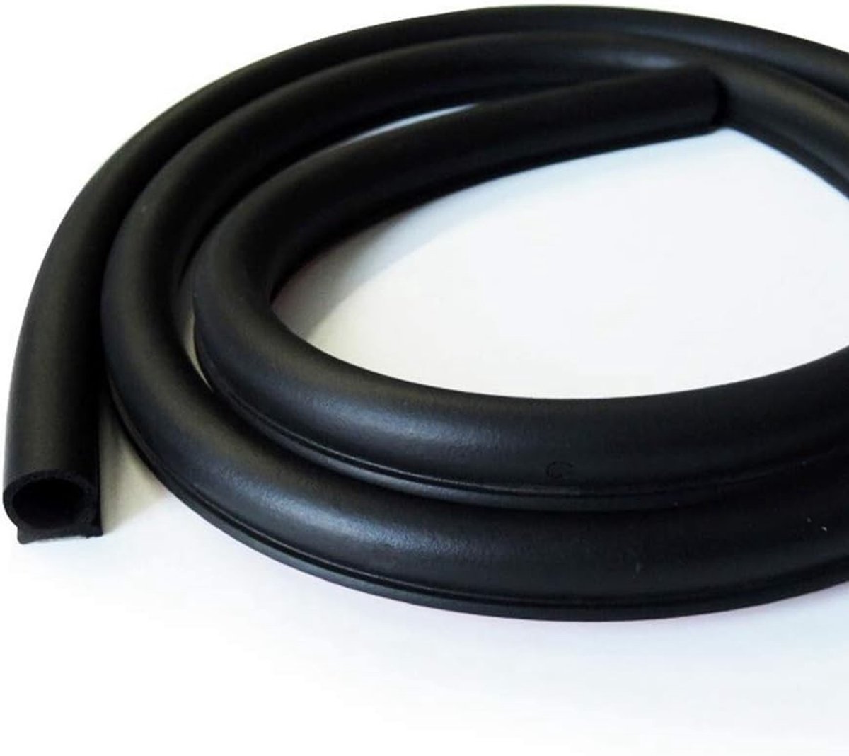 10 Meter EPDM Rubber Sealing Strip voor Auto Deuren - D-vormige Afdichtstrip 14mm x 12mm, Waterdicht en Geluidsisolatie
