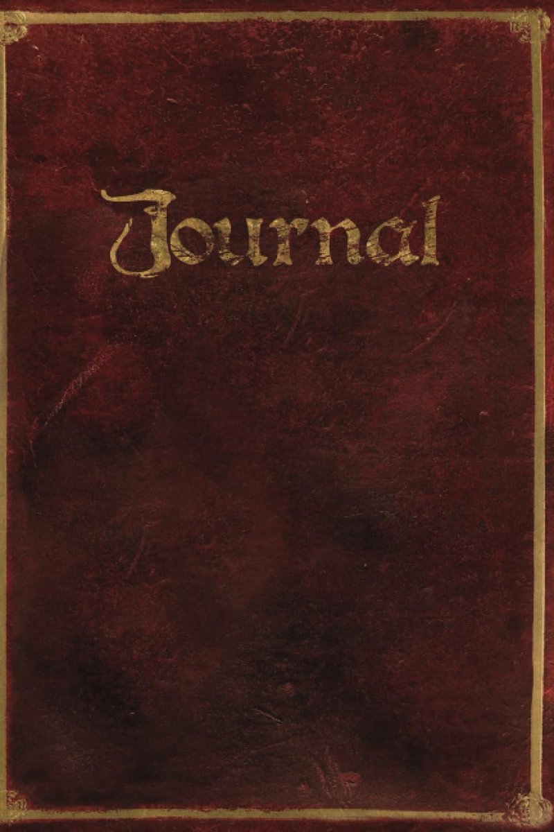 RED antique style journal 200+ pages , for history lovers , used to write all your ideas and remember your history and - ShopVlot
