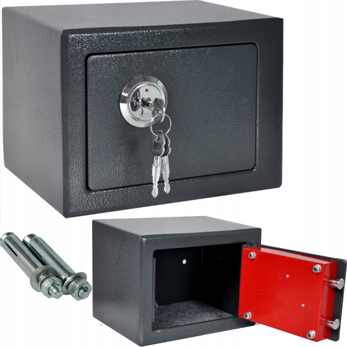 Stevige Kluis met Sleutel - 4,2 kg - 230x170x170 mm