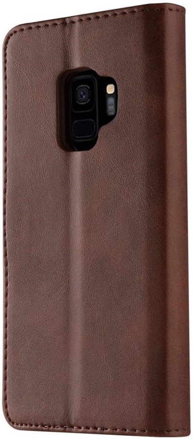 Hoesje Portemonnee Book Case Bruin Geschikt voor Samsung Galaxy S9