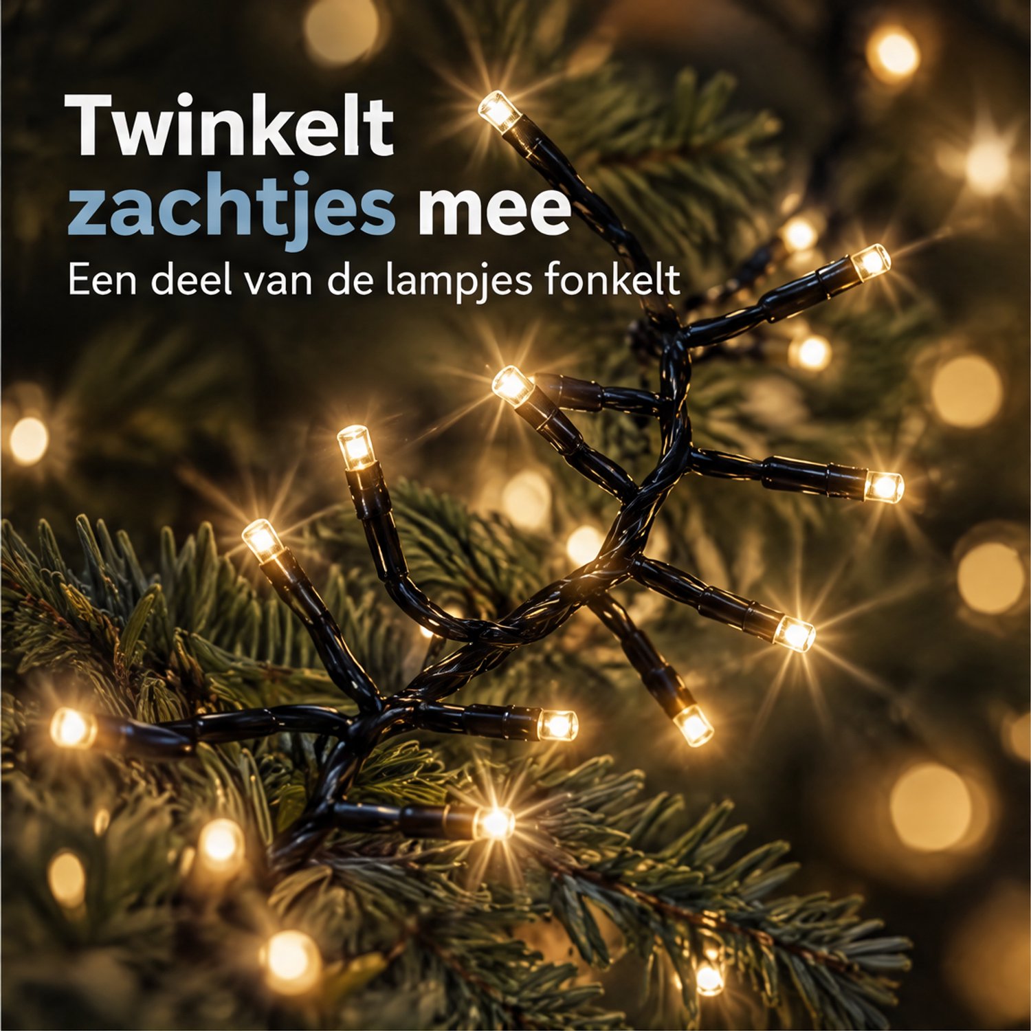 Cheqo® Kerstverlichting Twinkle 960 LED - 15 Meter - Warm Wit - Kerstboomverlichting - Kerstlampjes - Lichtsnoer - Feestverlichting - voor Binnen en Buiten - Sfeerverlichting met Timer - Lichtslinger - Fairy Lights - Kerstdecoratie – foto 3