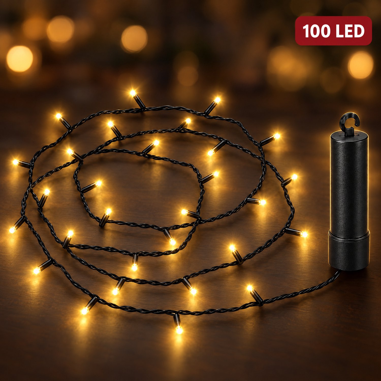 Cheqo® Kerstverlichting - Oplaadbaar - Kerstboomverlichting - Kerstlampjes - LED Verlichting - Lichtsnoer - Twinkel Effect - USB Oplaadbaar - Draadloos - Feestverlichting - Sfeerverlichting - Tuinverlichting - Lichtslinger - Fairy Lights - IP44
