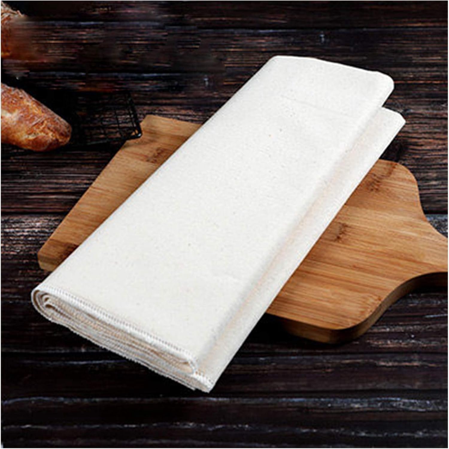 Bandezid brood linnen Linnen Gefermenteerde Doek Deeg Bakkers Pannen Bewijzen Brood Vlasdoek Bakmat Bakken Gebak Keukengereedschap Gemaakt van Vlas Linnen Brood Doek