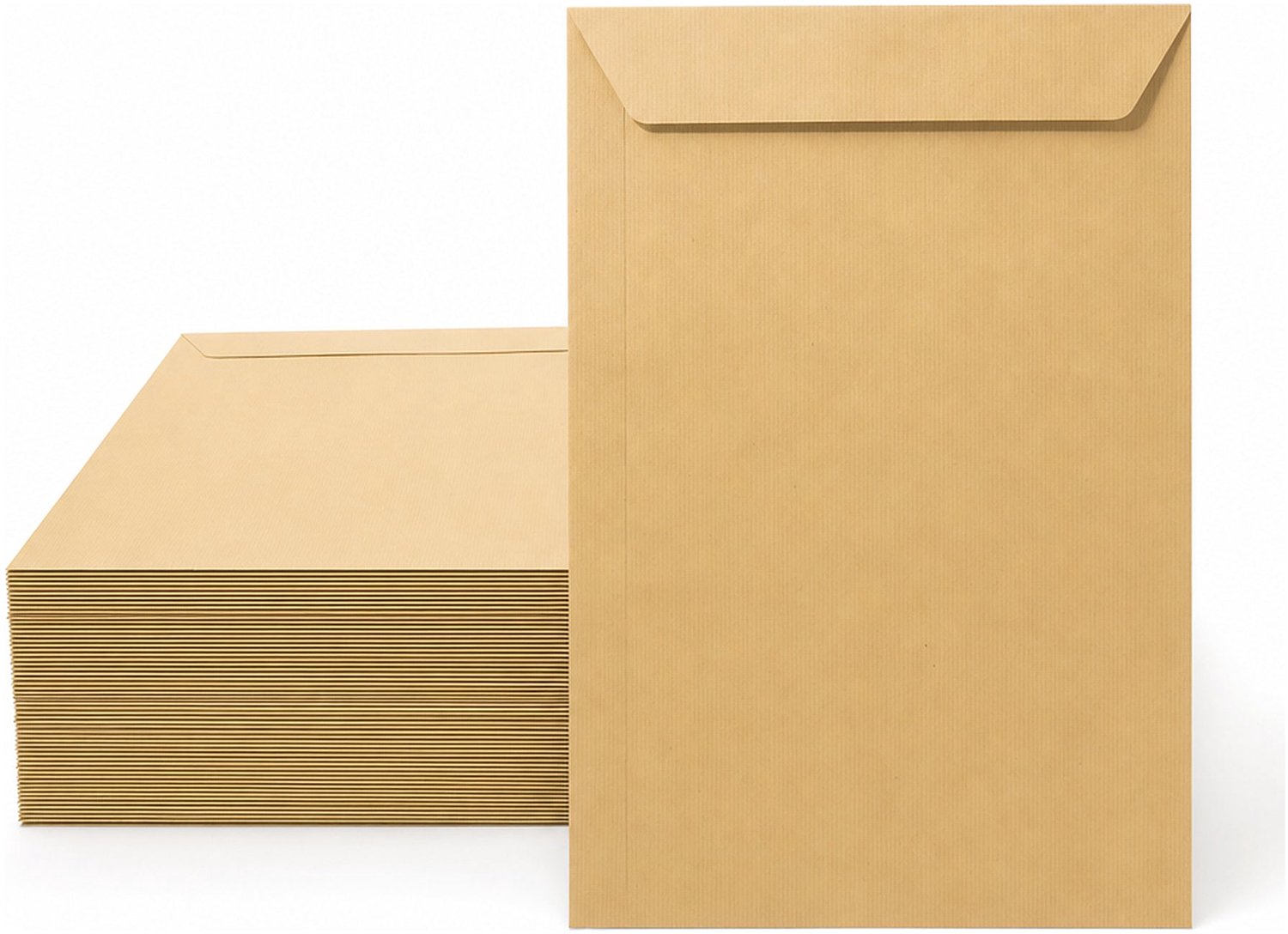 Enveloppen Kraft Lichtbruin 22x31.2 cm - 100 stuks - 120 gram - Kraft Enveloppen A4 - Akte Envelop