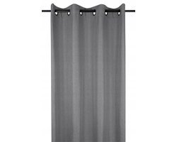 Merkloze Gordijn BEA 140x280 cm Antraciet - Stijlvol & Functioneel