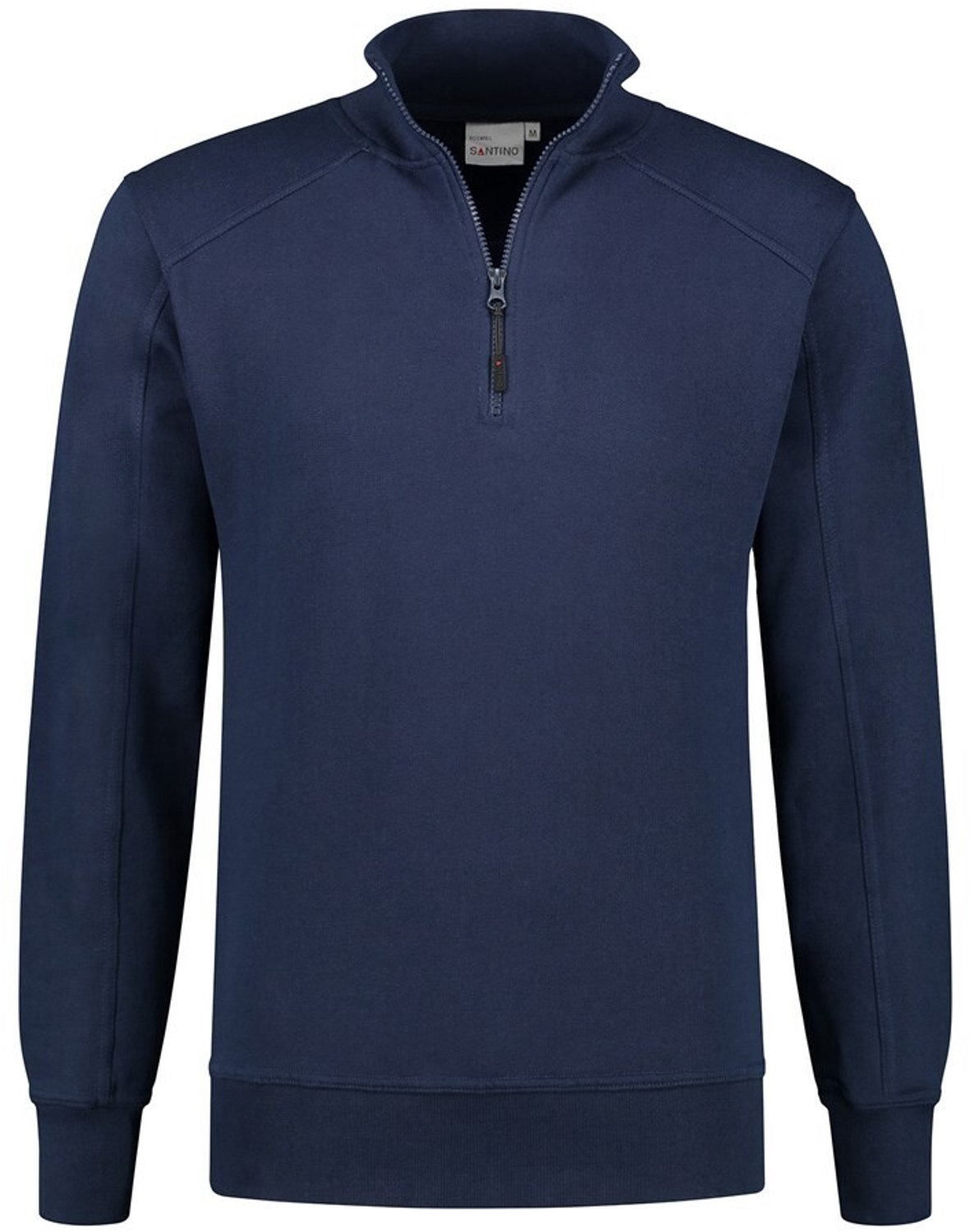 SANTINO ROSWELL Polosweater met ritskraag S / Lichtblauw