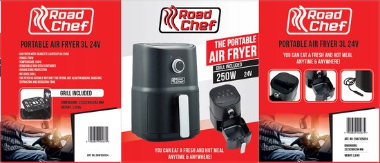 RoadChef Airfryer Vrachtwagen 3L 24V - Gezond Koken Onderweg — afbeelding 2