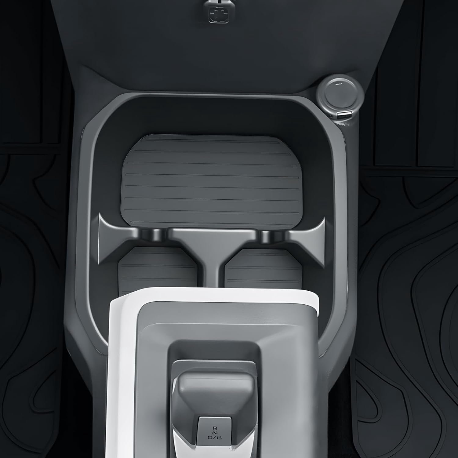 Opbergbak voor Dacia Spring EV 2025 - Organizer met 2 bekerhouders - Extra opslagruimte - ShopVlot