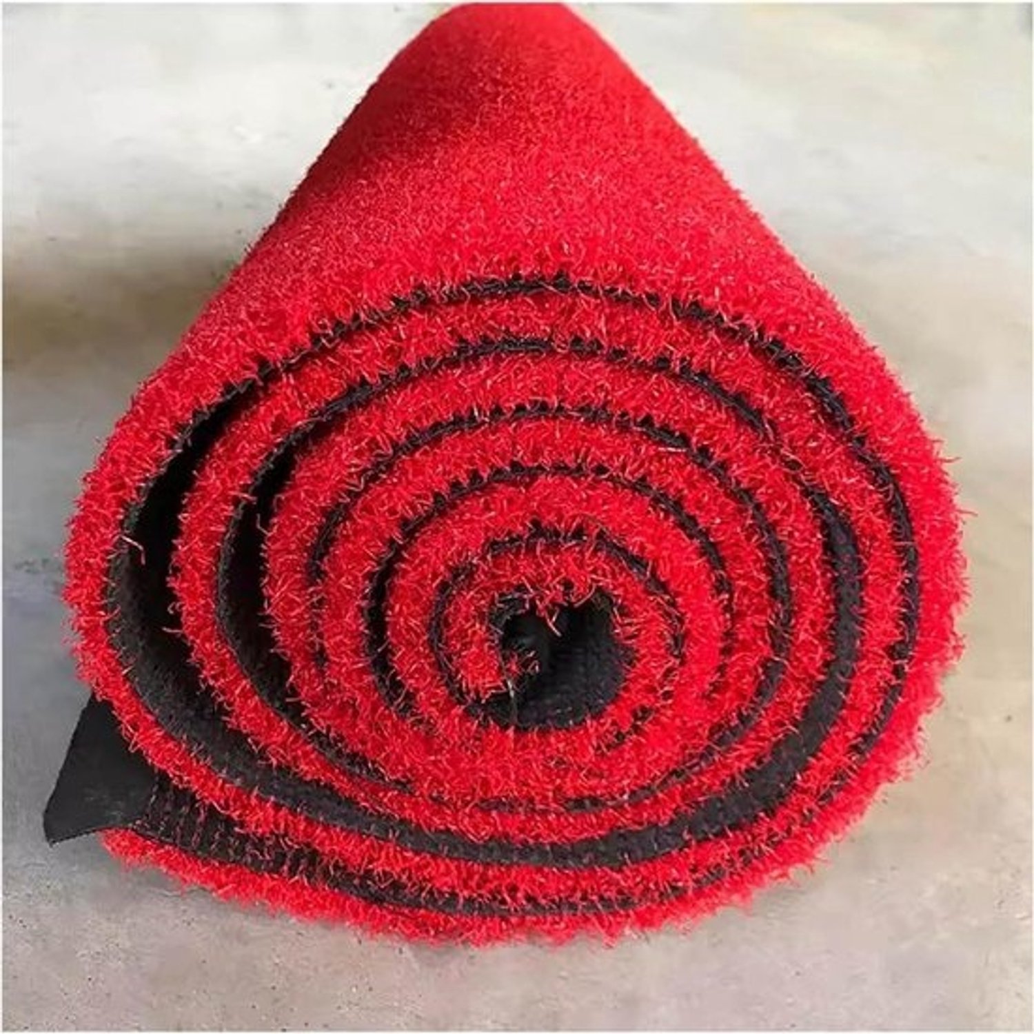 Kunstgras Tapijt - Gazonmat Nepgras - Buiten Decoratie - Hoge Dichtheid - 50x200cm - Rood