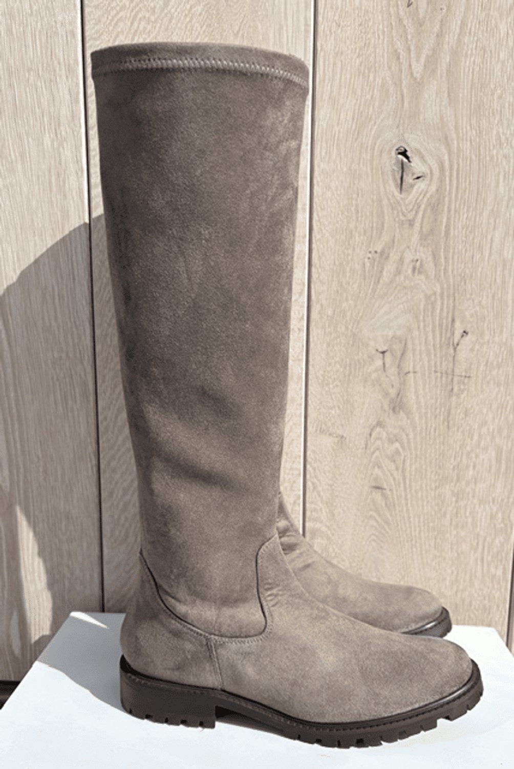Pedro Miralles Dames Laars | Taupe | Maat: 38