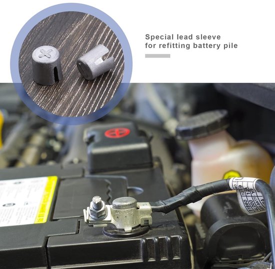 Batterij Terminal Converter - Zwart - Lood met Zuurbestendigheid - Voor Boot en RV — afbeelding 2