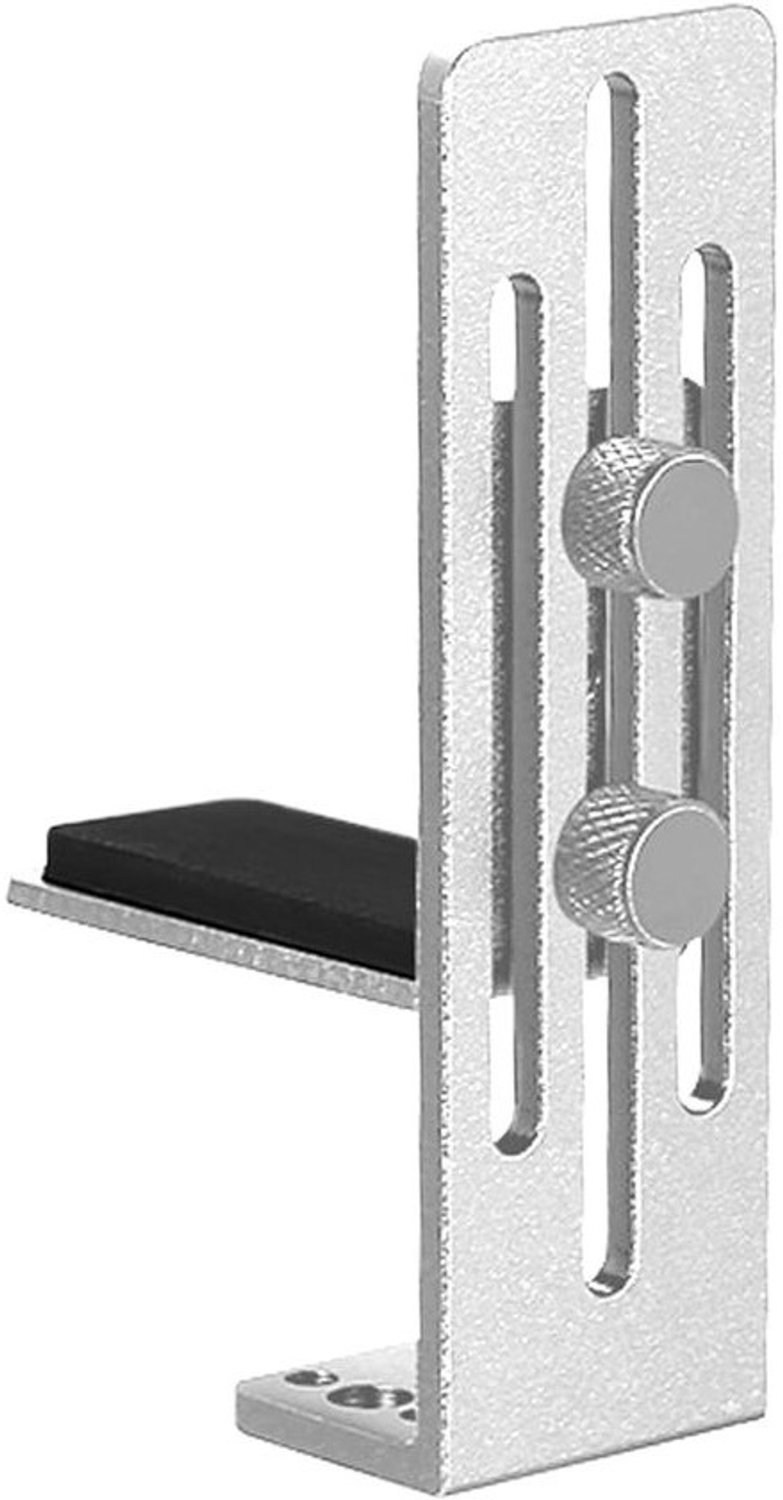 Kaarthouder - Grafische steun - Computer stabiliseren - Versterkte aluminium - 4 x 2.8 x 4 cm - Zilver