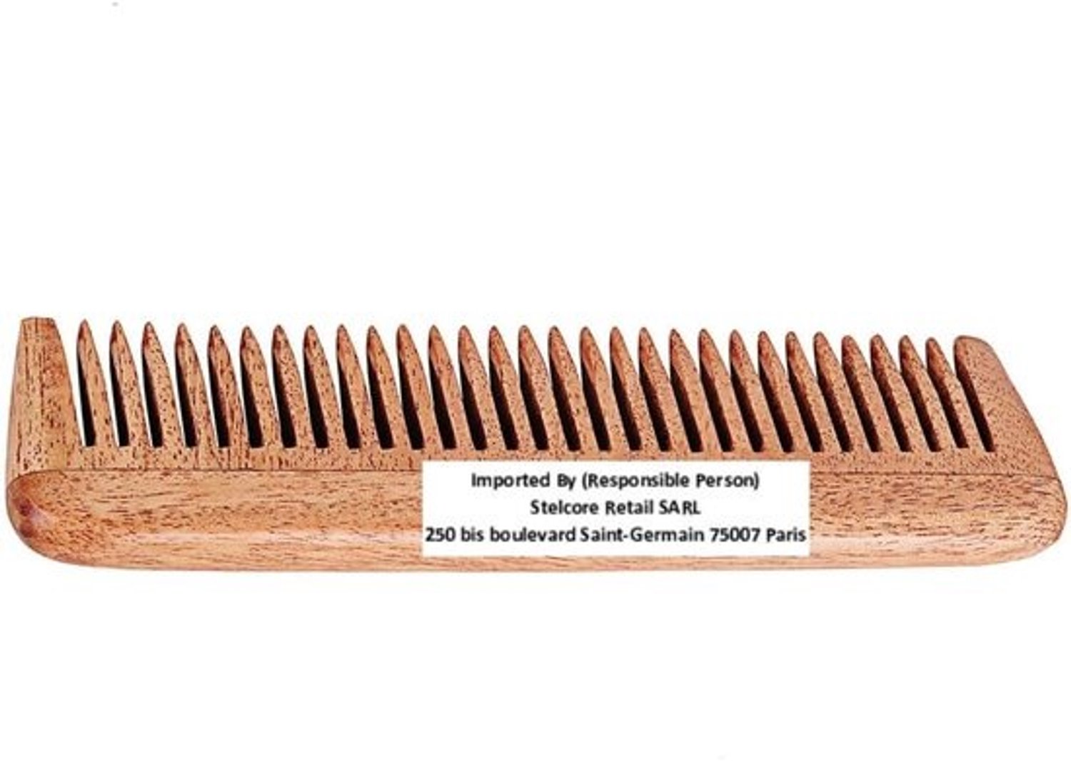 Handgemaakte Kam - Neem Hout Kam - Haar Ontwarren - Niet Statisch - 12.7 x 4 cm