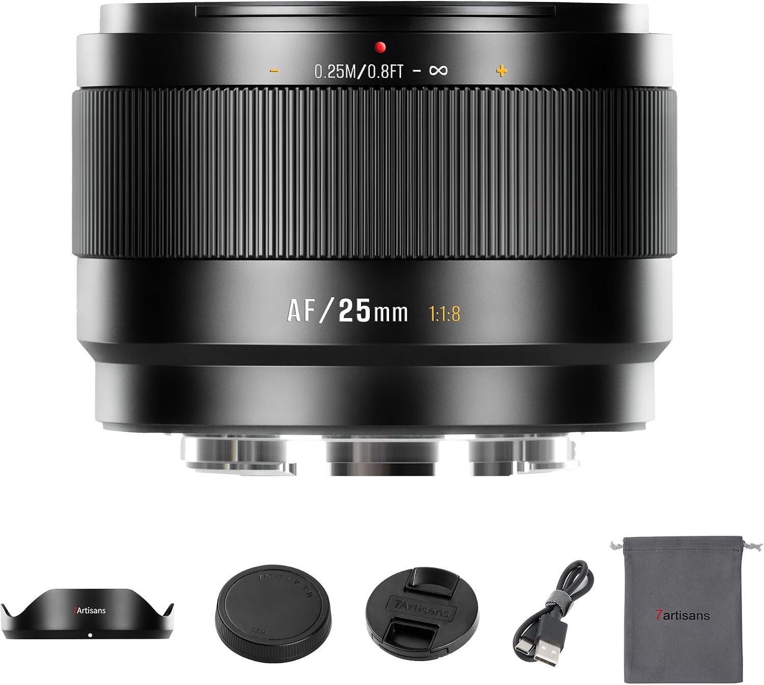 Fotolens 25mm F1.8 - APS-C - hoge helderheid - ideaal voor straatfotografie - Luxento