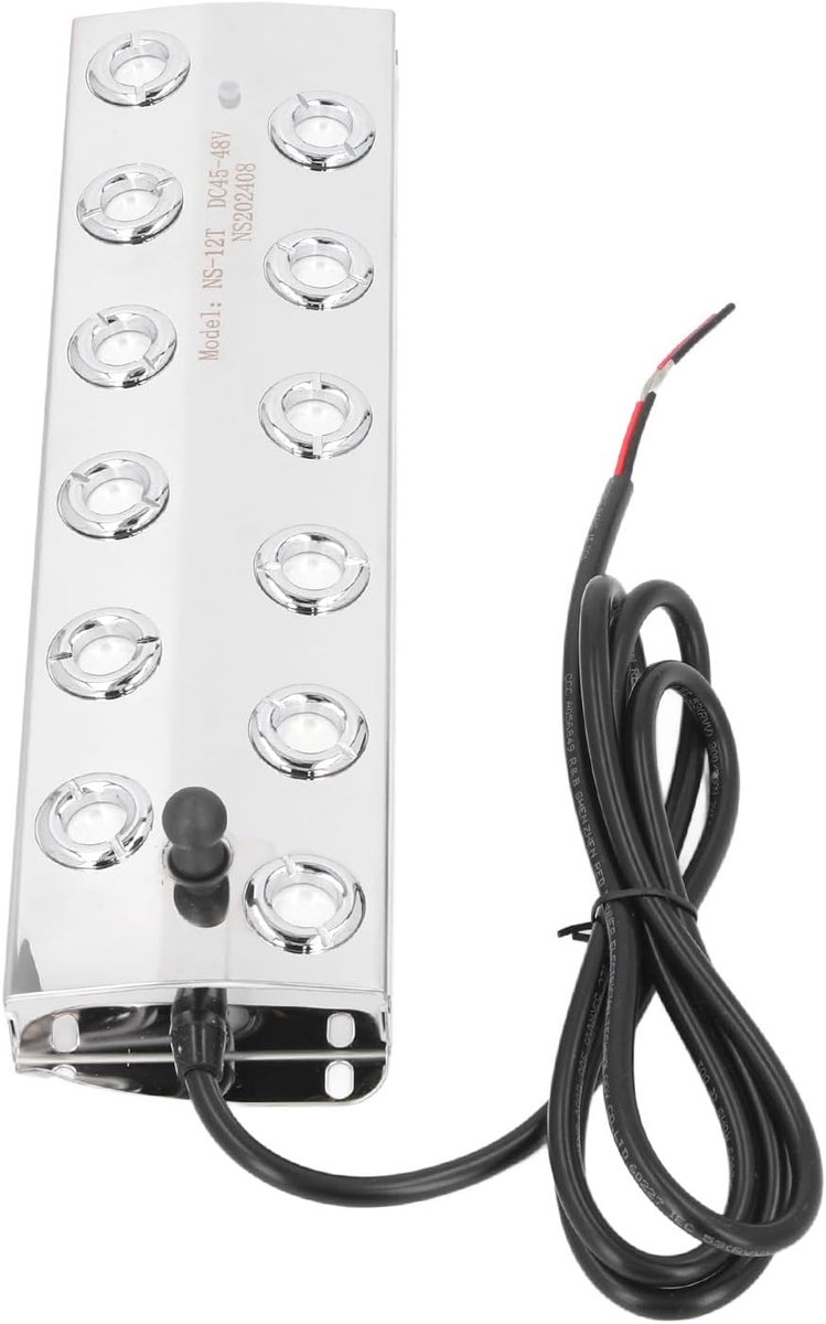 Fogger 12-kops Ultrasone Mistmaker met Vlotter 9000 Ml/u Waterbestendige Fogger voor Vijvertuin Kas Halloween-decoratie