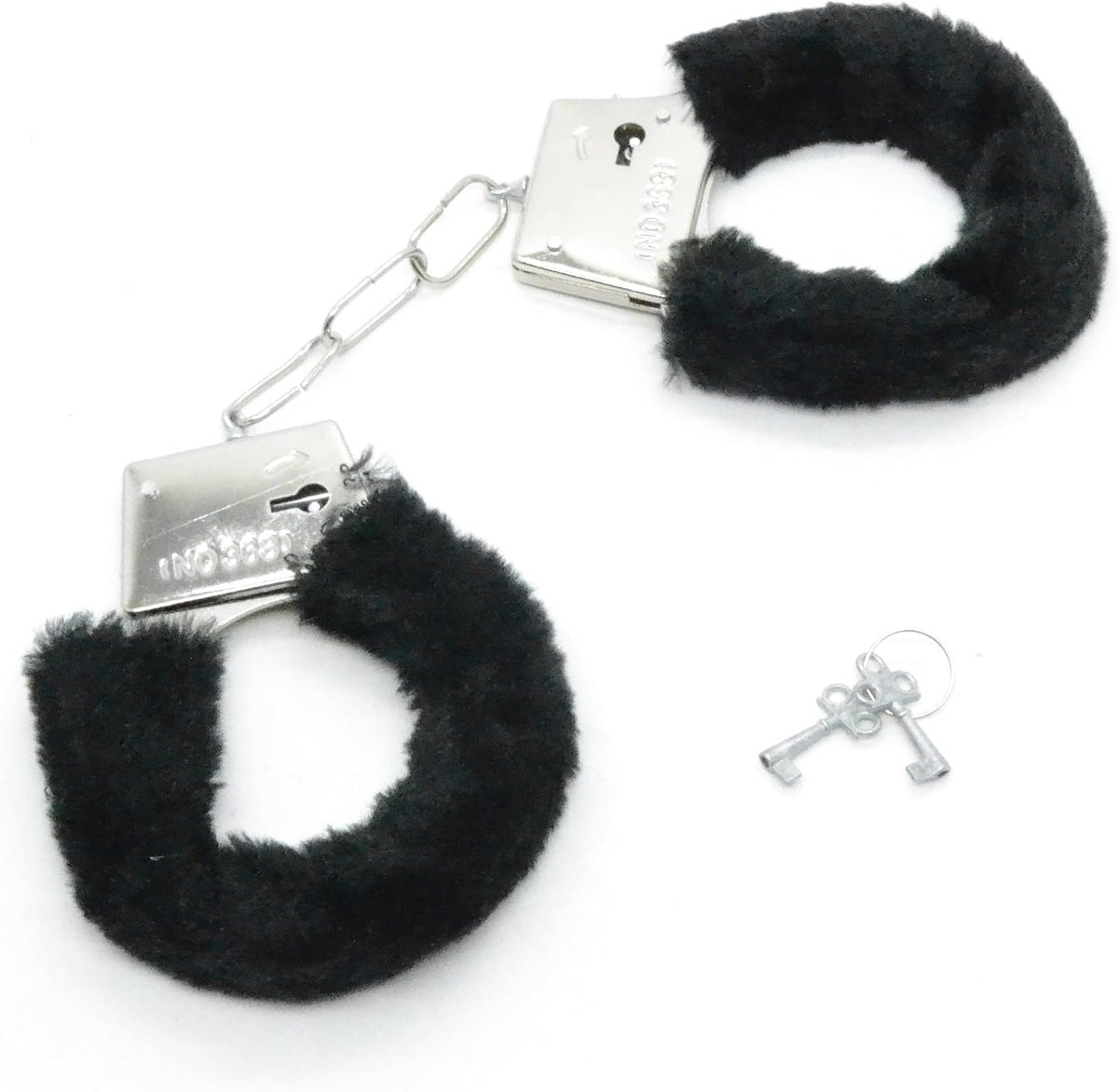 Handboeien met sleutel, kostuumaccessoires voor feestjes, met snelsluiting