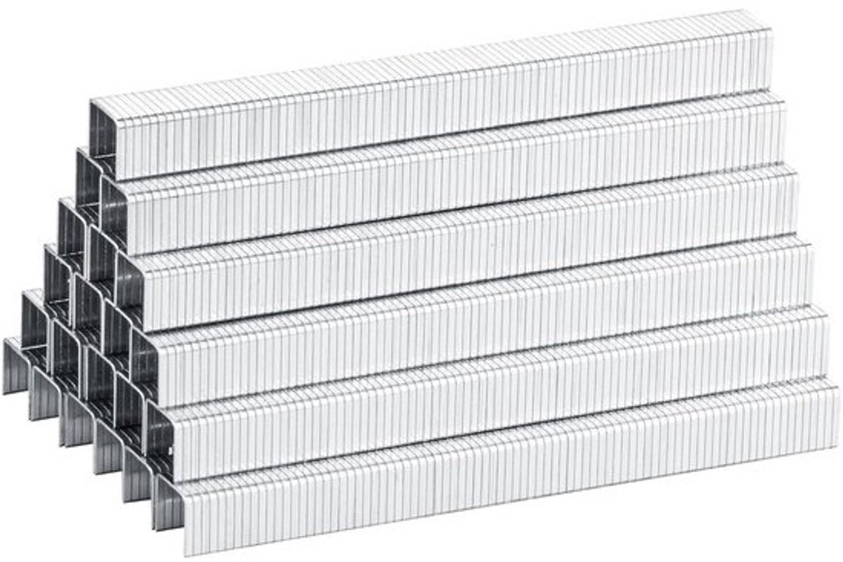SnelShoppen - T50 Staples 10mm - Heavy Duty 20 Gauge Galvanized Staples voor Tacker - 1512 Stuks - Ideaal voor Meubels, Upholstery en Constructie