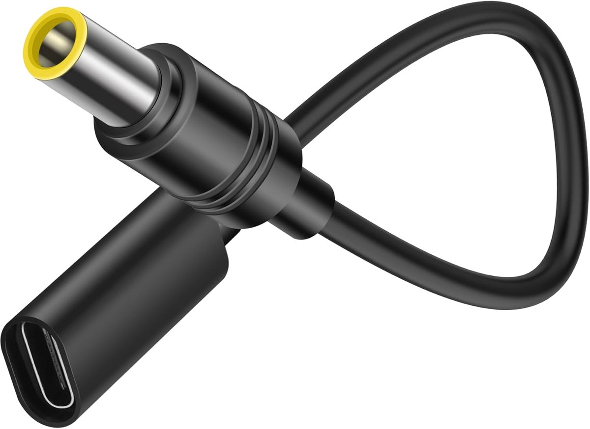 Oplaadkabel USB Type C 65/100W - DC 18-20V - Voor laptop - Eenvoudig opladen - ShopVlot