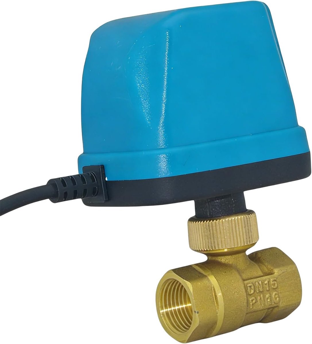 Kogelklep 2-weg DN15 G1/2 inch - Elektrisch messing - Duurzaam en betrouwbaar - Ideaal voor vloeistofregulatie - ShopVlot