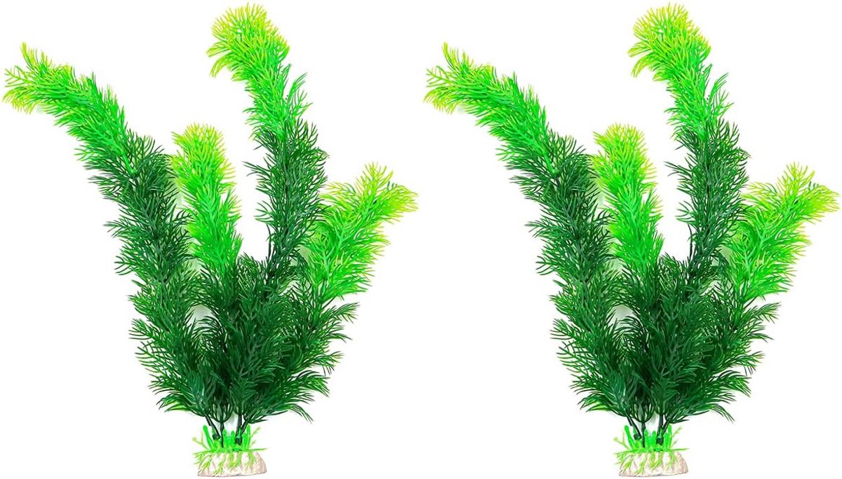 2 STUKS Kunstmatige Waterplanten Aquarium Aquarium Decoraties Aquatic Greenery Decoratie Water Gras Planten (30cm 11.8inch)