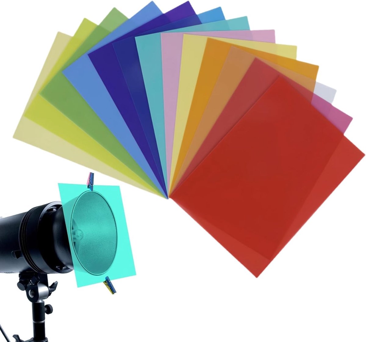 9 STKS Gel Licht Filter