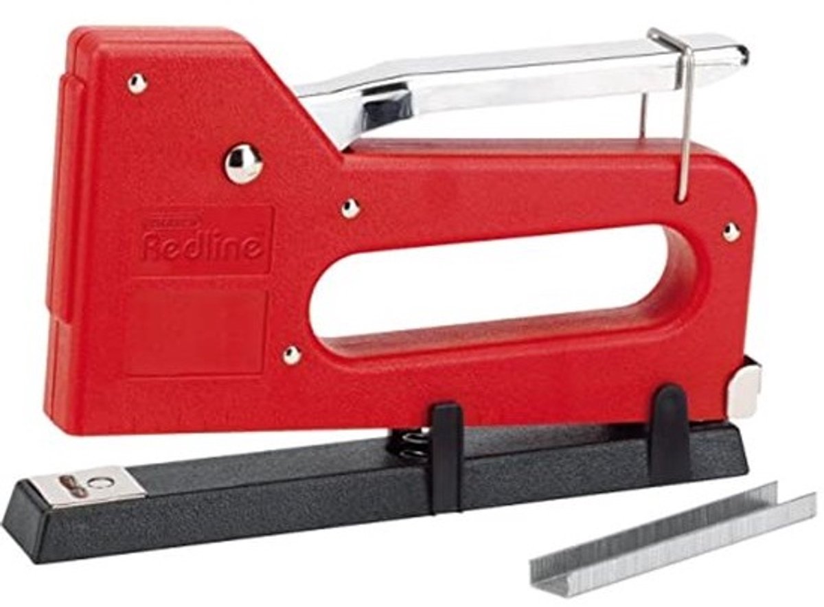 Nietpistool/Tacker 100 x 12 mm met Nietjes - Robuuste Kunststof Behuizing