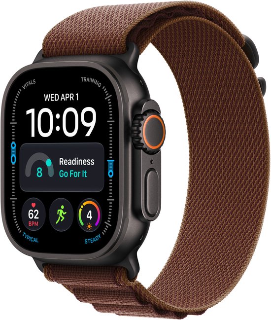 Apple Watch Ultra 4 Cellular 49mm Zwart Alpine Band L