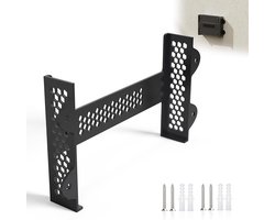 Compatibel met TP-LINK TL-SG108 TL-SG108E 8-poorts netwerkschakelaar, metalen wandhouder voor LAN Switch houder onder het bureau, voor thuis kantoor