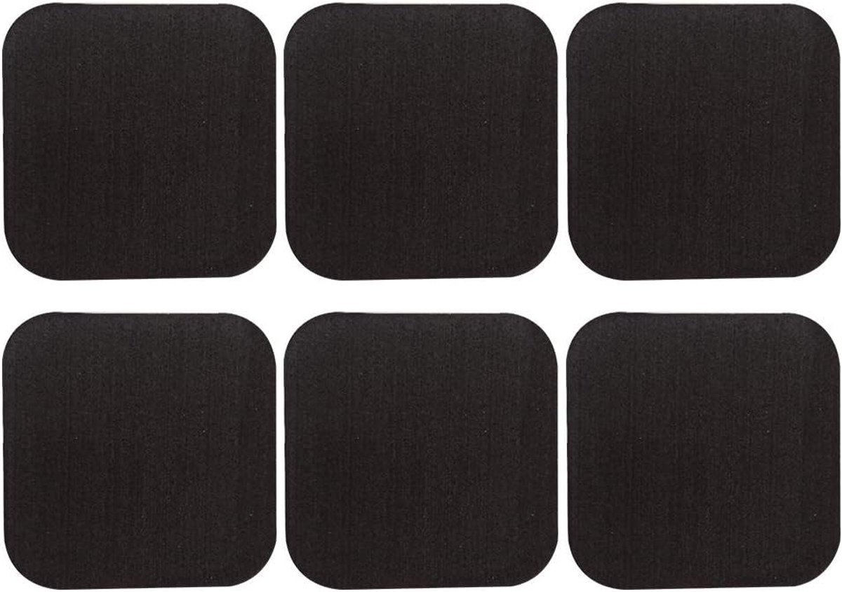 Schokabsorberende Mat, 6Stuks Thuis Anti-Vibratie Geluidsisolatie Verdikte Vloer Pad Voor Loopband