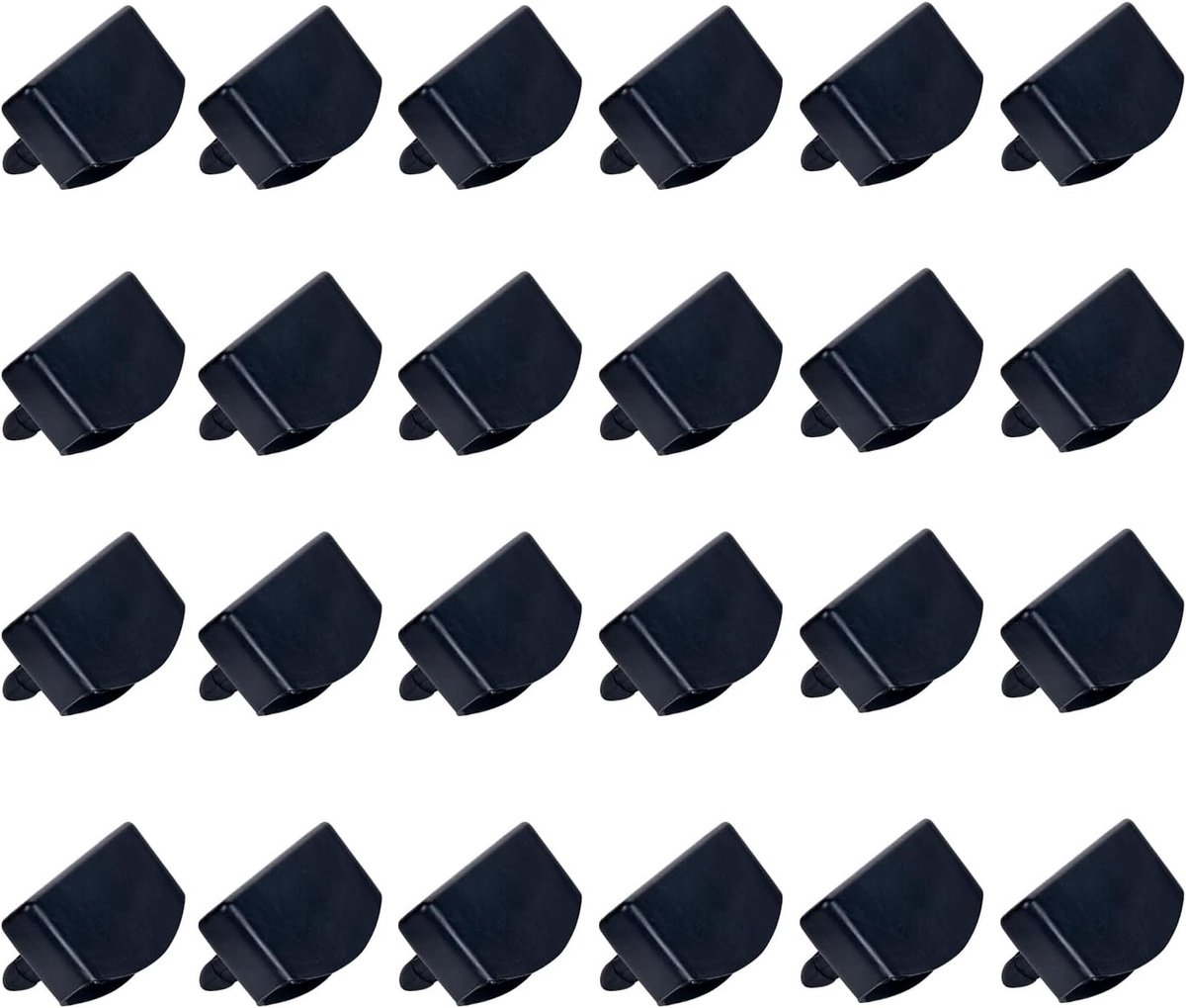 24 stuks zijlatten beugel, bedlattenhouders, plastic beddoppen, Lattenrost Kappen, vervangende bedlatten, bedlathouders kits bundels (55 mm x 9 mm binnen)