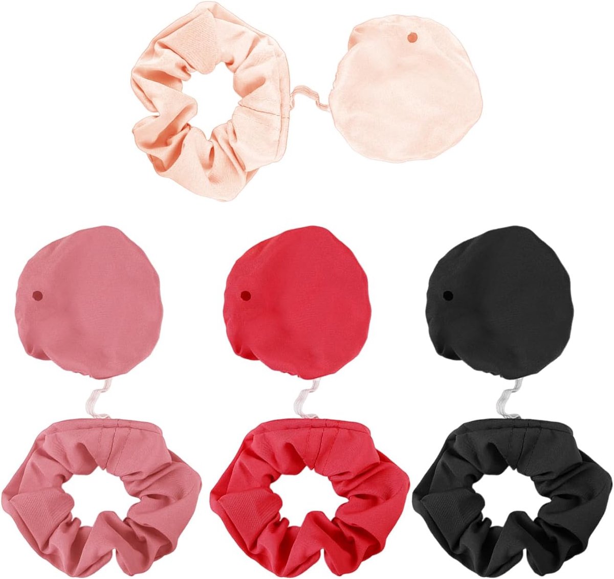 4-delige anti-prik drankdekens, scrunchy colon drankdekens, herbruikbare bekerdeksels, creatieve drankdekens