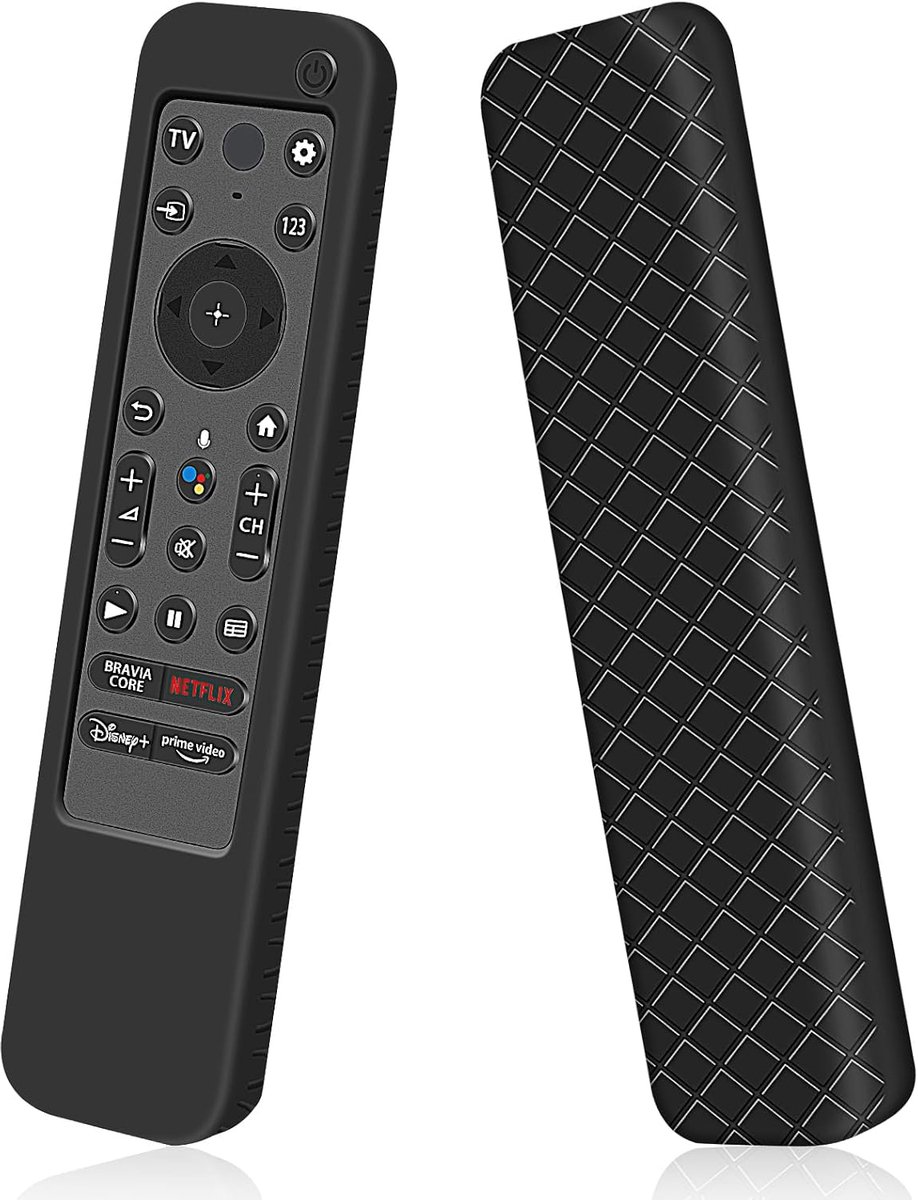 Siliconen hoes beschermhoes voor Sony RMF-TX920U RMF-TX910U RMF-TX900U tv-afstandsbedieningen, anti-slip stootvaste siliconen hoes cover case voor Sony X80K X90K X95K serie RMF-TX810U